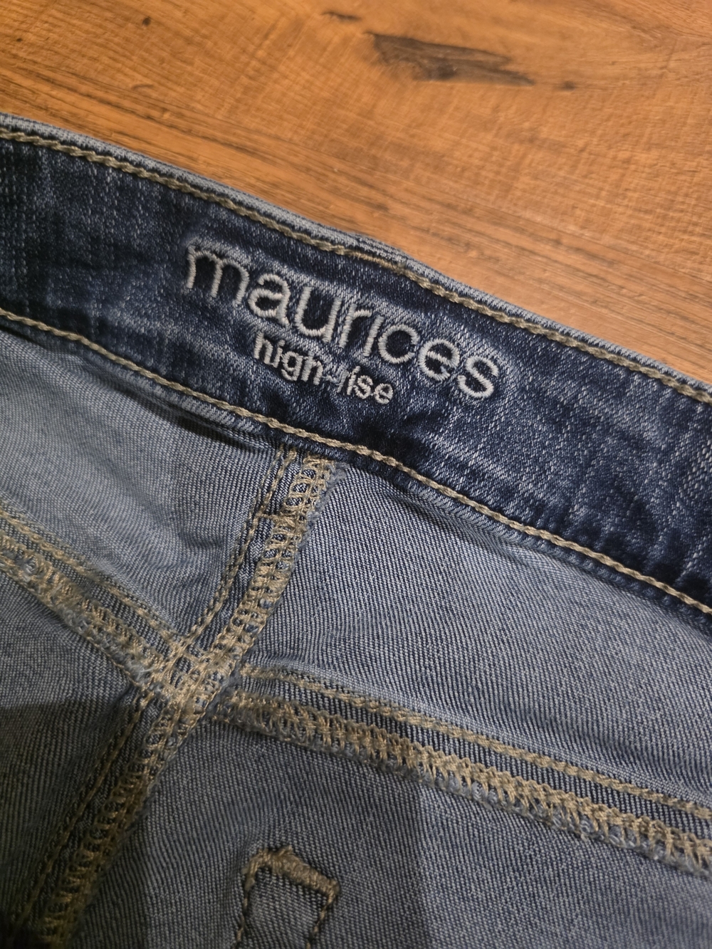 Maurices Dark Blue Bootcut Jeans for Women - Picture 2 of 4